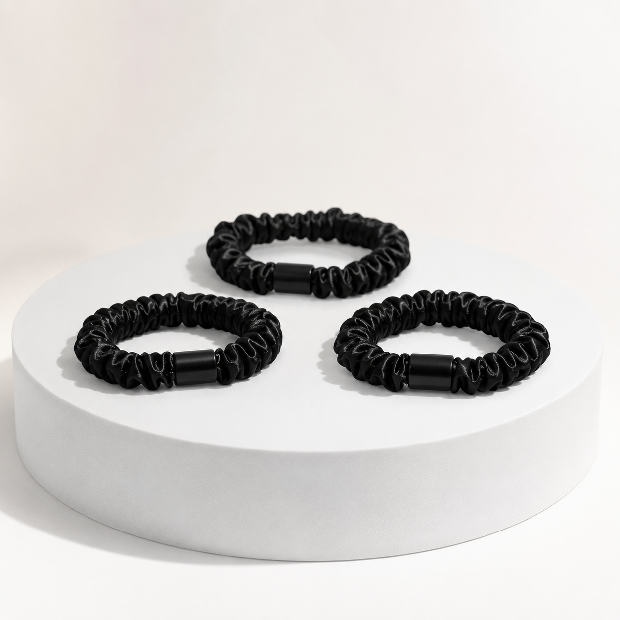 Satin Hair Ties – 3 Pack